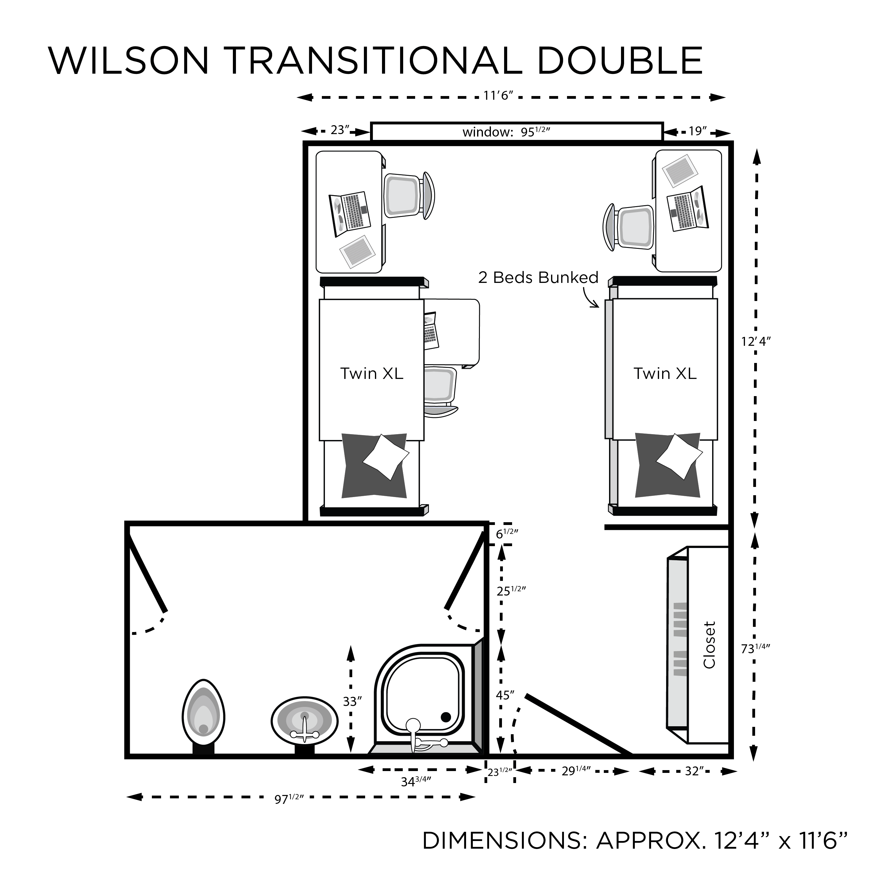 Wilson Transitional Room Floorplan Live On Michigan State University